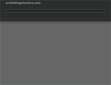 Tablet Screenshot of eriefishingcharters.com
